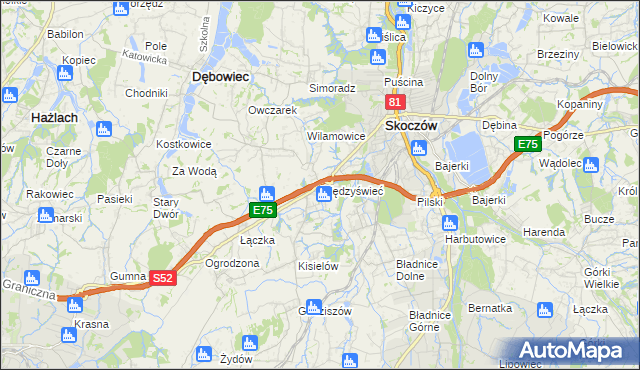 mapa Międzyświeć, Międzyświeć na mapie Targeo
