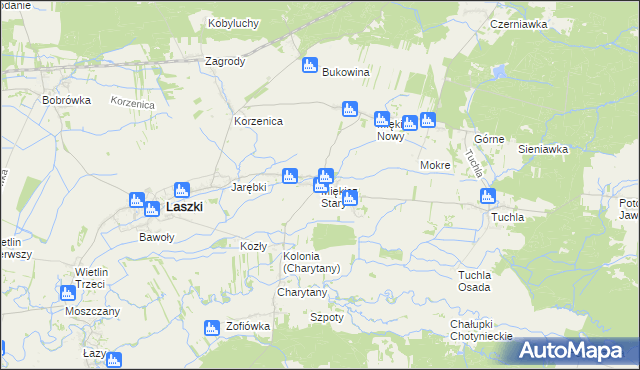 mapa Miękisz Stary, Miękisz Stary na mapie Targeo