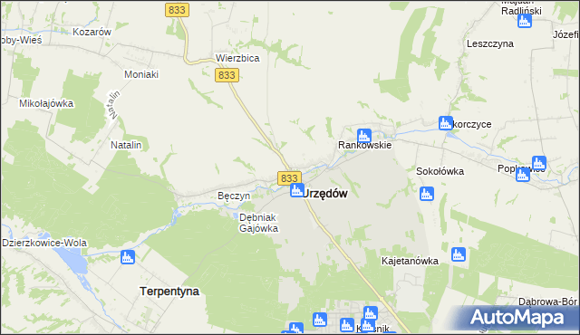 mapa Mikuszewskie, Mikuszewskie na mapie Targeo
