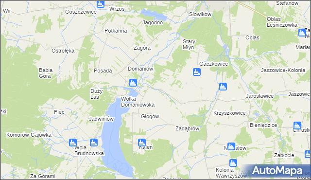 mapa Młódnice, Młódnice na mapie Targeo