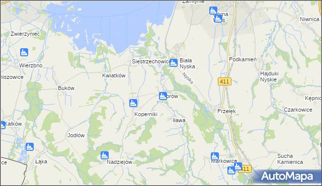 mapa Morów, Morów na mapie Targeo