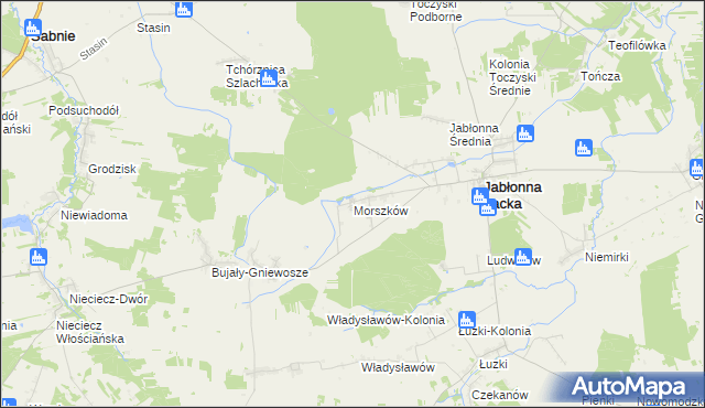 mapa Morszków, Morszków na mapie Targeo