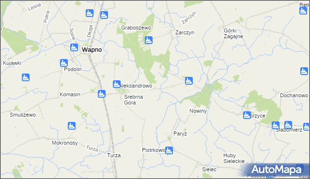 mapa Nadborowo, Nadborowo na mapie Targeo