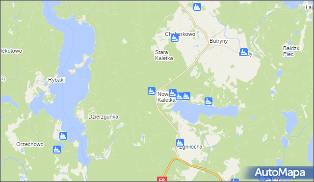 mapa Nowa Kaletka, Nowa Kaletka na mapie Targeo