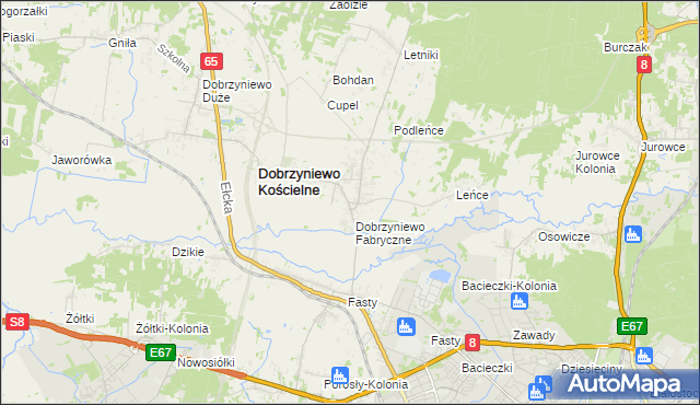 mapa Nowe Aleksandrowo, Nowe Aleksandrowo na mapie Targeo