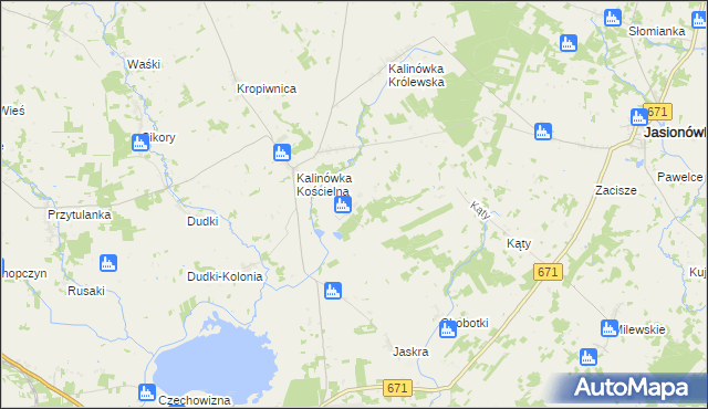 mapa Ogrodniki gmina Knyszyn, Ogrodniki gmina Knyszyn na mapie Targeo