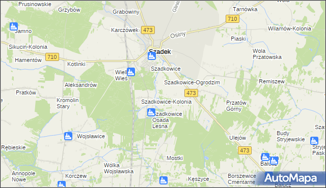 mapa Ogrodzim-Kolonia, Ogrodzim-Kolonia na mapie Targeo