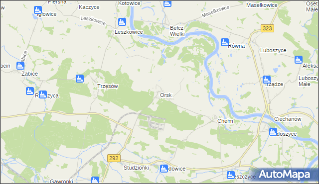 mapa Orsk, Orsk na mapie Targeo