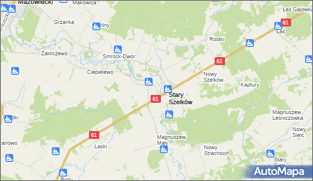 mapa Orzyc, Orzyc na mapie Targeo