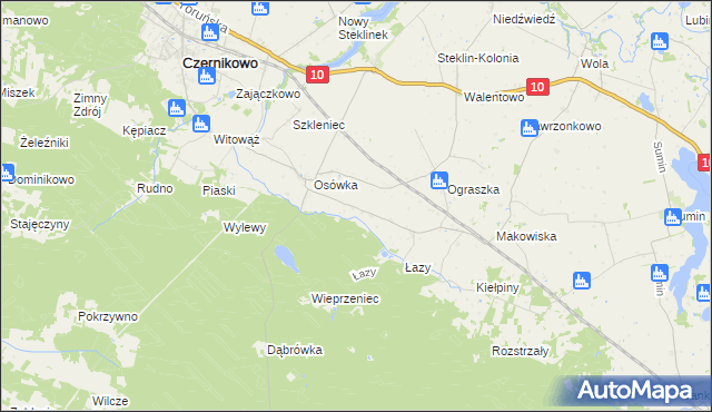 mapa Osówka-Kolonia, Osówka-Kolonia na mapie Targeo