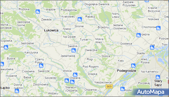 mapa Owieczka, Owieczka na mapie Targeo