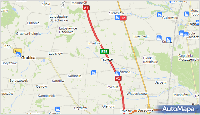 mapa Papieże, Papieże na mapie Targeo