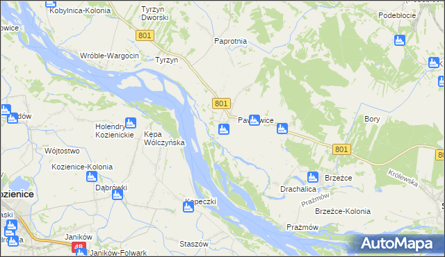 mapa Piotrowice gmina Stężyca, Piotrowice gmina Stężyca na mapie Targeo