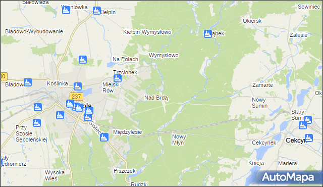 mapa Plaskosz, Plaskosz na mapie Targeo
