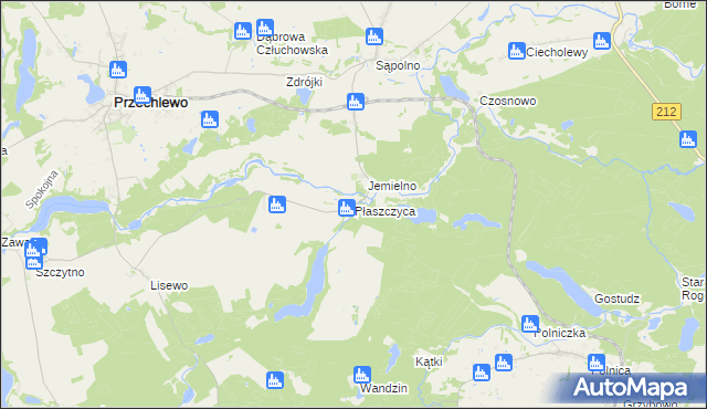 mapa Płaszczyca, Płaszczyca na mapie Targeo