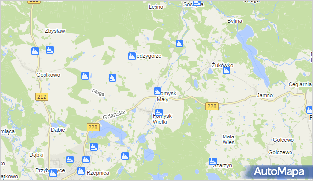 mapa Pomysk Mały, Pomysk Mały na mapie Targeo