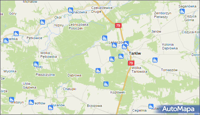 mapa Potoczek-Kolonia, Potoczek-Kolonia na mapie Targeo