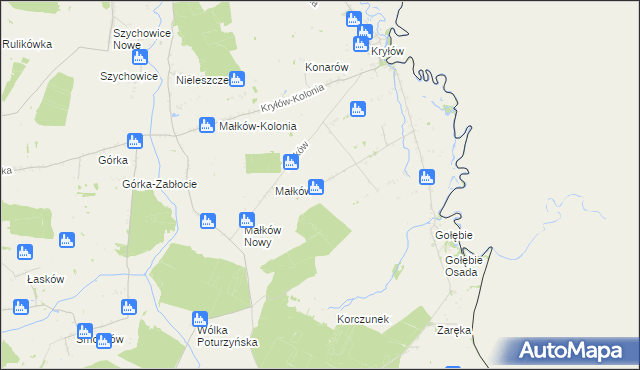 mapa Prehoryłe, Prehoryłe na mapie Targeo