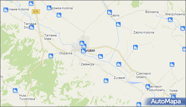 mapa Przedmieście Szczebrzeszyńskie, Przedmieście Szczebrzeszyńskie na mapie Targeo