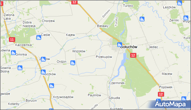 mapa Przekupów, Przekupów na mapie Targeo