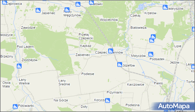 mapa Przełaj, Przełaj na mapie Targeo