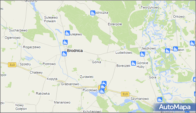 mapa Przylepki, Przylepki na mapie Targeo