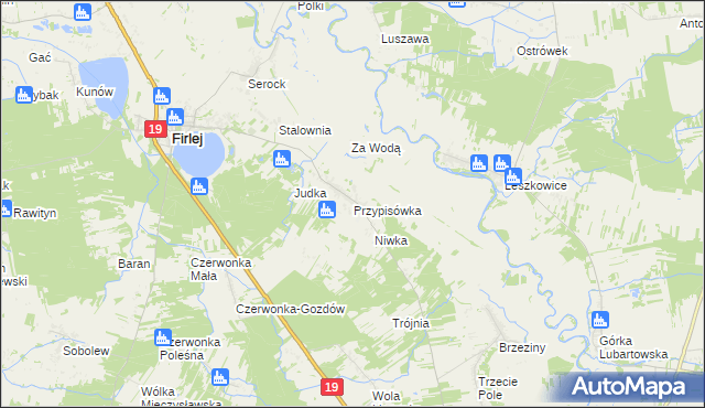 mapa Przypisówka, Przypisówka na mapie Targeo