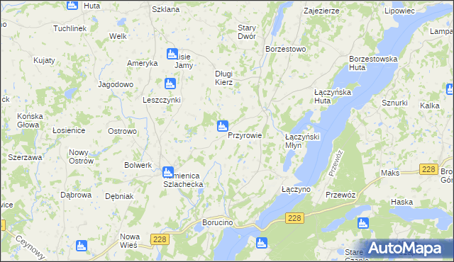 mapa Przyrowie, Przyrowie na mapie Targeo