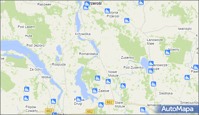 mapa Przystajne, Przystajne na mapie Targeo