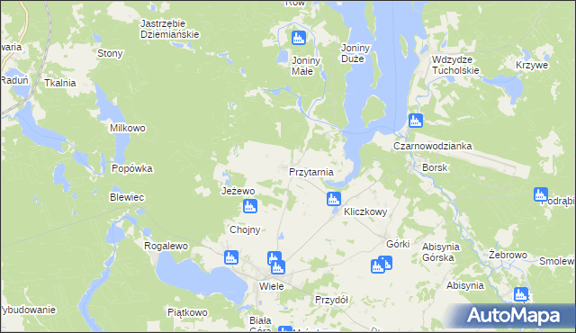 mapa Przytarnia, Przytarnia na mapie Targeo