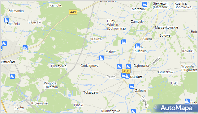 mapa Przytocznica, Przytocznica na mapie Targeo