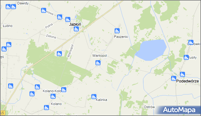 mapa Puchowa Góra, Puchowa Góra na mapie Targeo