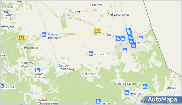 mapa Rachowik, Rachowik na mapie Targeo