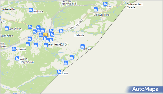 mapa Radruż, Radruż na mapie Targeo