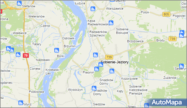 mapa Radwanków Królewski, Radwanków Królewski na mapie Targeo