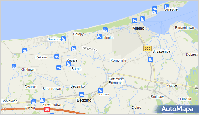 mapa Radzichowo, Radzichowo na mapie Targeo