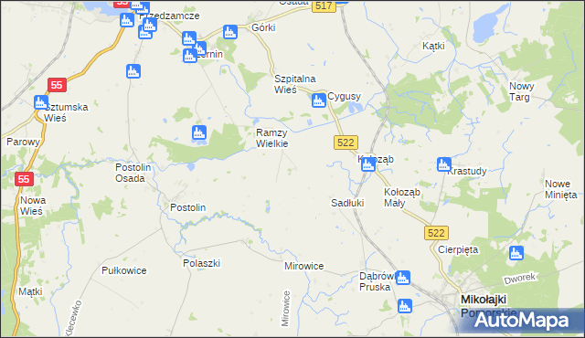 mapa Ramzy Małe, Ramzy Małe na mapie Targeo