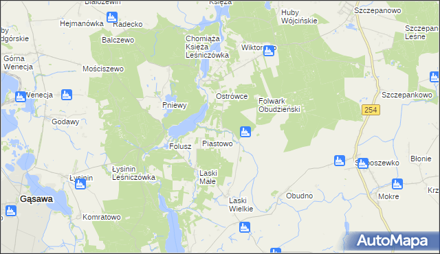 mapa Rozalinowo, Rozalinowo na mapie Targeo