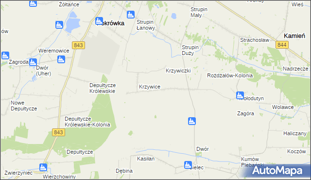 mapa Rożdżałów, Rożdżałów na mapie Targeo