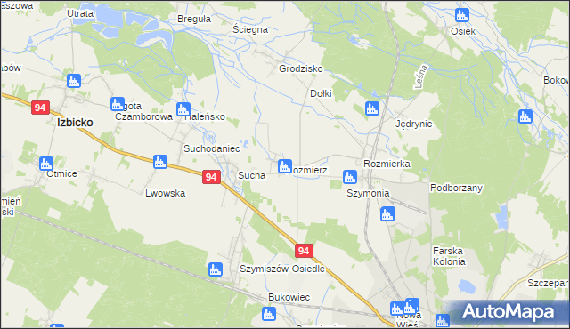 mapa Rozmierz, Rozmierz na mapie Targeo