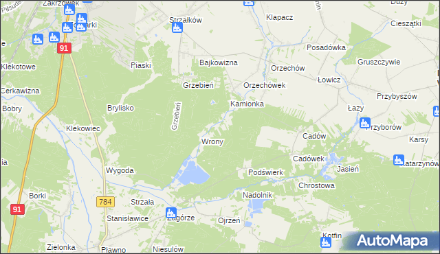 mapa Rozpęd, Rozpęd na mapie Targeo