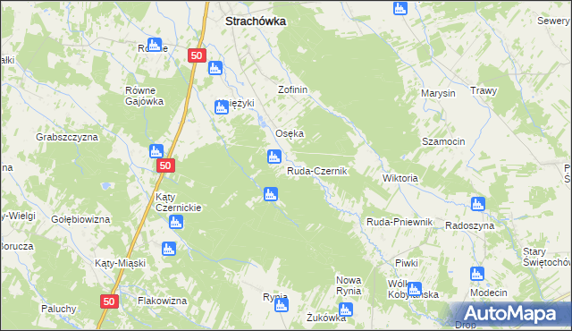 mapa Ruda-Czernik, Ruda-Czernik na mapie Targeo