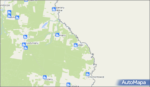 mapa Rudaki, Rudaki na mapie Targeo