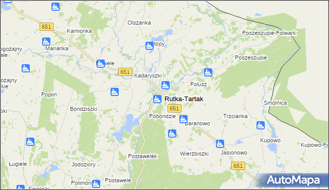 mapa Rutka-Tartak, Rutka-Tartak na mapie Targeo