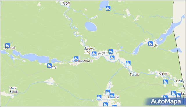 mapa Rygol, Rygol na mapie Targeo