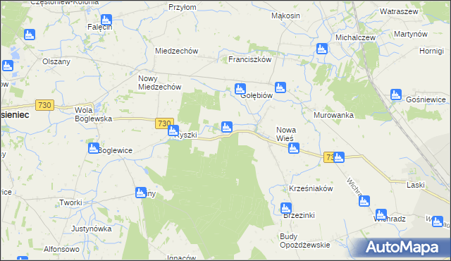 mapa Rytomoczydła, Rytomoczydła na mapie Targeo