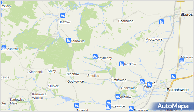 mapa Rzymiany, Rzymiany na mapie Targeo