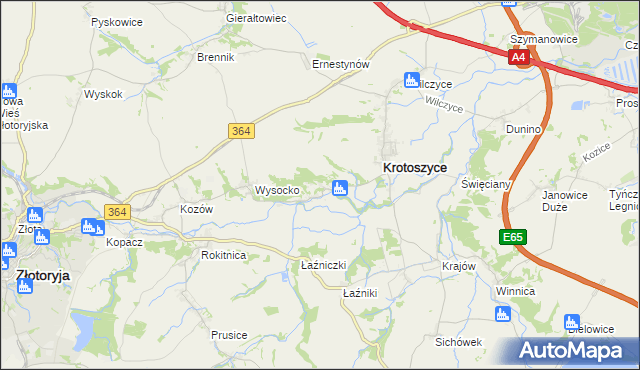 mapa Rzymówka, Rzymówka na mapie Targeo