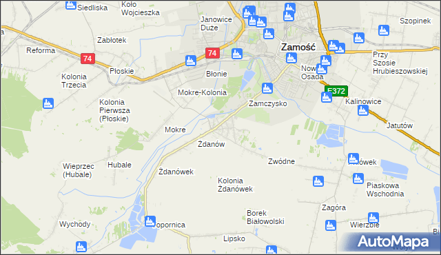 mapa Skokówka, Skokówka na mapie Targeo