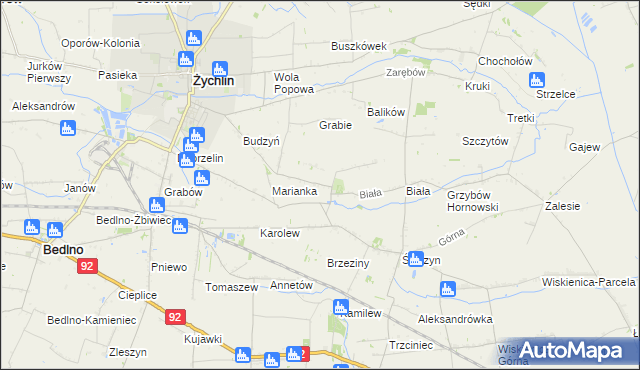 mapa Śleszynek, Śleszynek na mapie Targeo